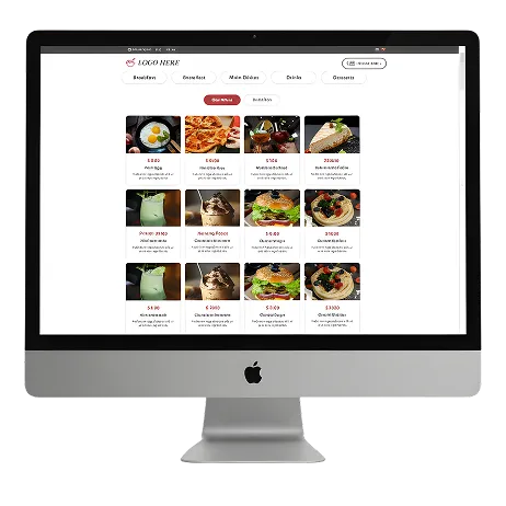 Branded Online Ordering Website